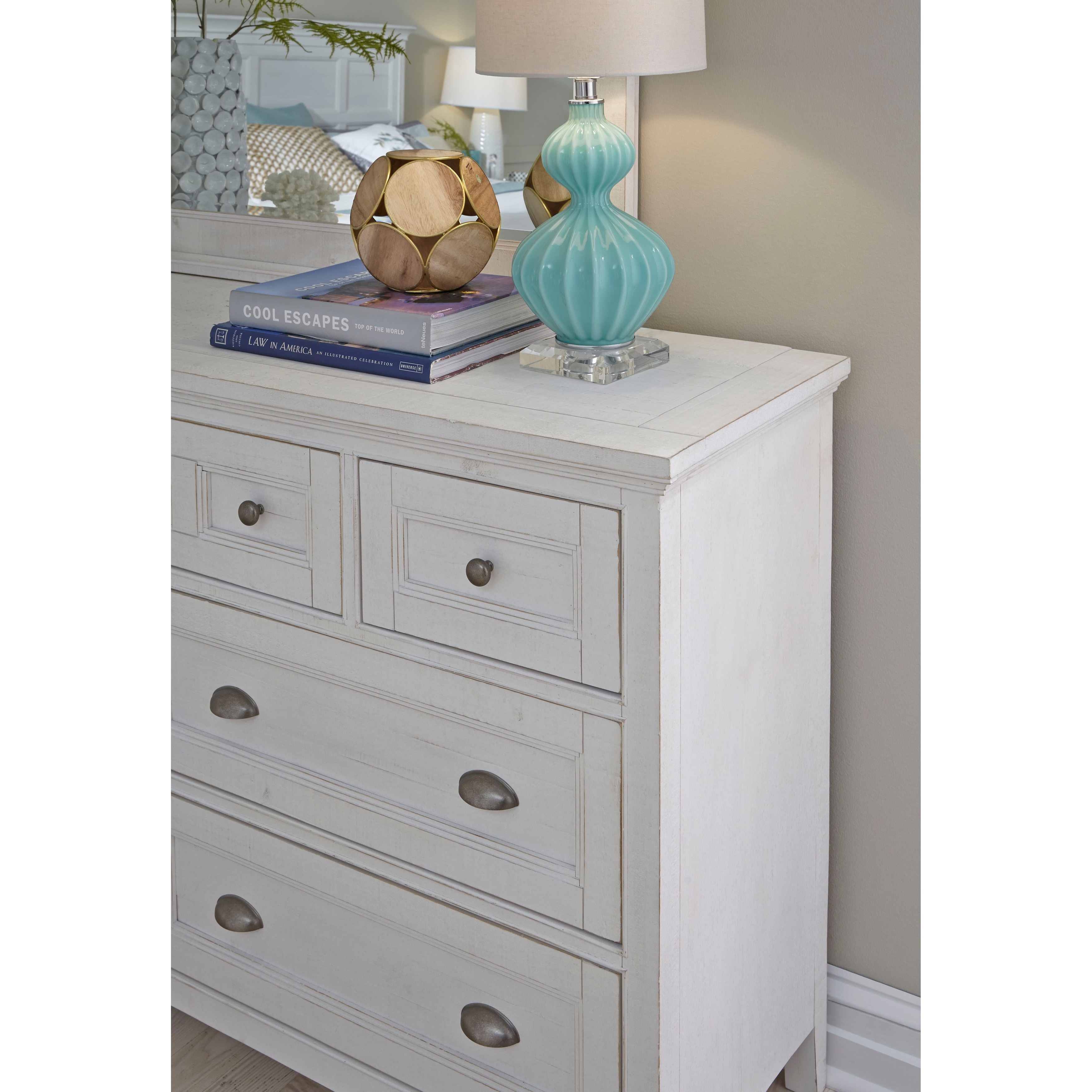 Heron Cove 7 Drawer Dresser with Mirror - Thumbnail 5