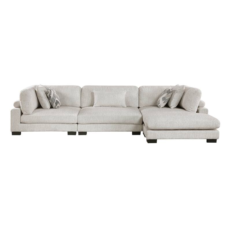Abbeville Microfiber 3-Piece Modular Sectional with Chaise