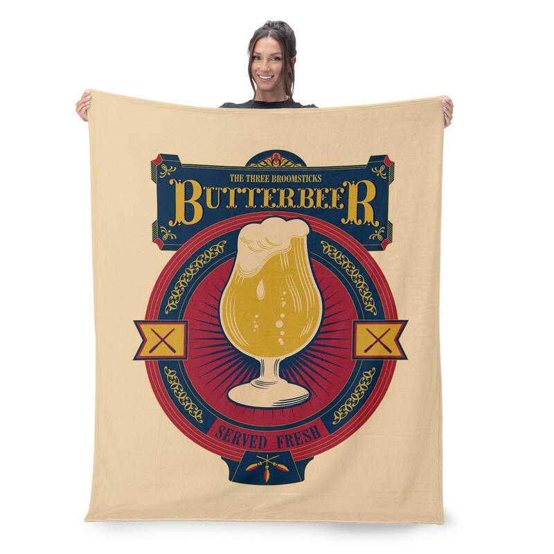 Warner Brothers Harry Potter Silk Touch Sherpa Throw Blanket