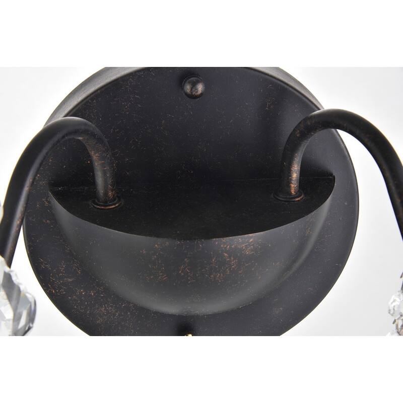 Fleur Illumination 2 light Dark Bronze Wall Sconce