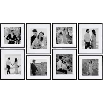 Camden Reed Arcadia 8 Piece Oversized Gallery Wall Frame, 16x20 and 16x16 Inch for Featuring 8x10 and 5x7 Inch Photographs