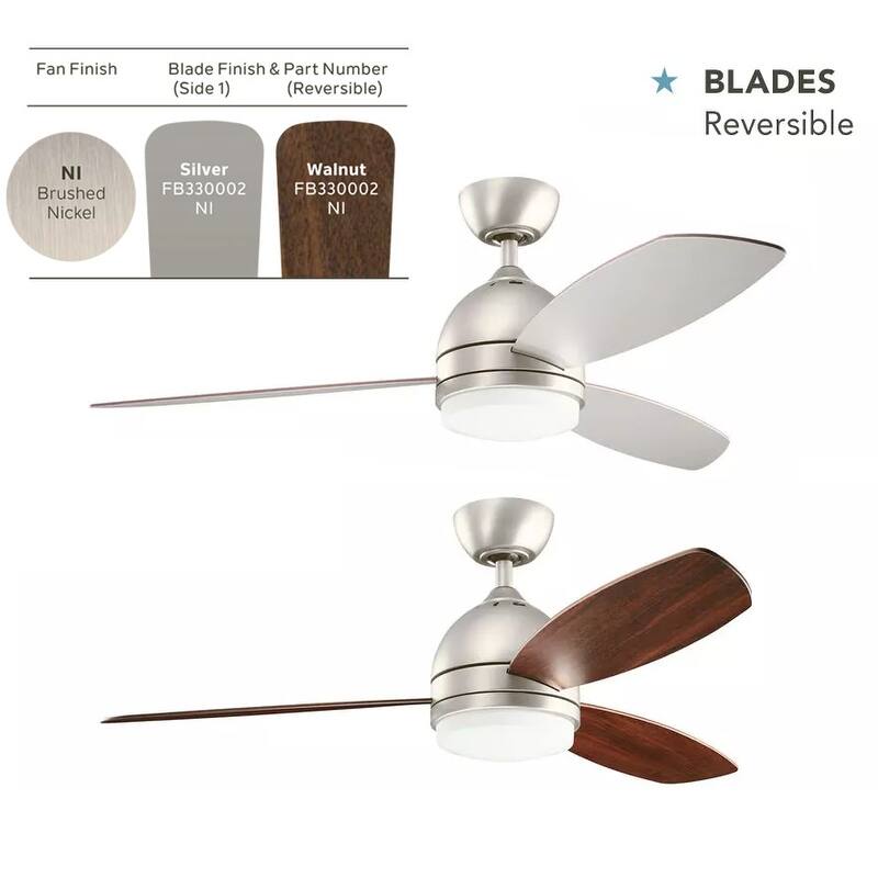 Kichler Vassar 52" 3 Blade LED Ceiling Fan