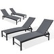 preview thumbnail 73 of 73, Pellebant Outdoor Patio Adjustable Chaise Lounge Chairs