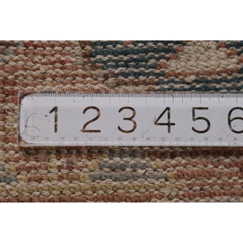 Gray Khotan Indian Area Rug Hand-Knotted Wool Carpet - 8'4" x 12'0"