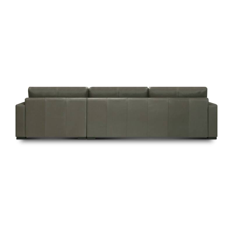 Vancouver Upholstered Chaise Sectional in Portofino Cavalla