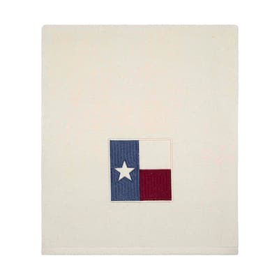 Avanti Linens Texas Flag Embroidered Bath Towel