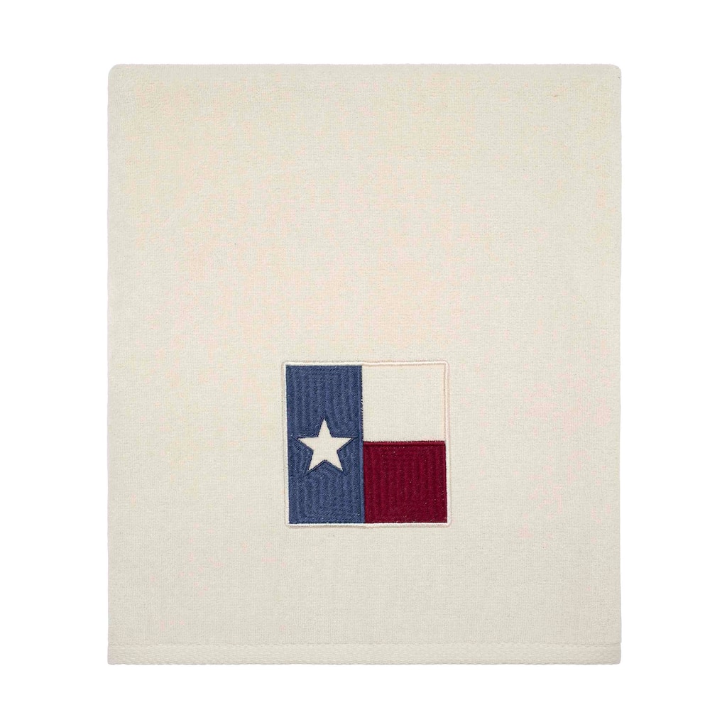 Avanti Linens Texas Flag Embroidered Bath Towel