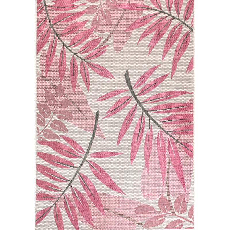 Nuloom Modern Floral Outdoor/ Indoor Porch Area Rug