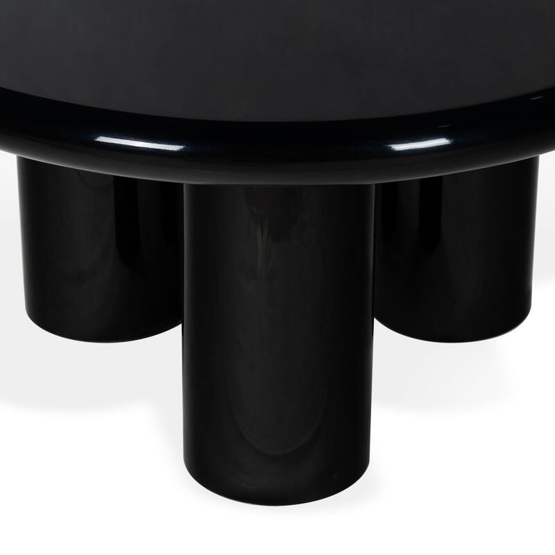 SAFAVIEH Couture Lollita Round Concrete Coffee Table - 35"W x 35"D x 18"H