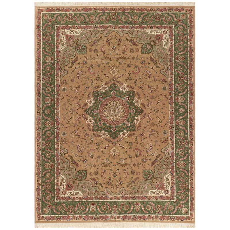 SAFAVIEH Couture Hand-knotted Tabriz Floral Pantxika Traditional Oriental Wool