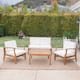 Option Cream Cushion + Teak
