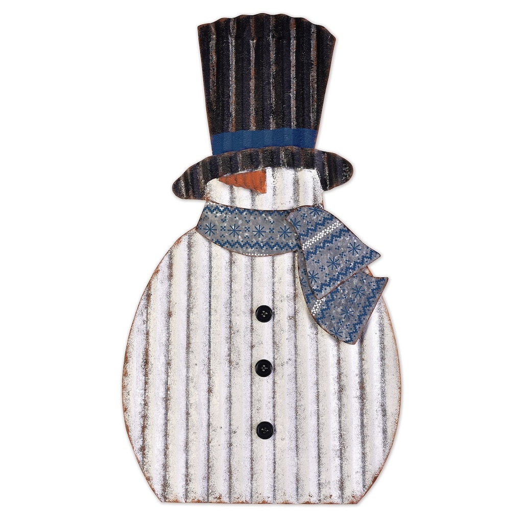 Snowman Porch Sitter