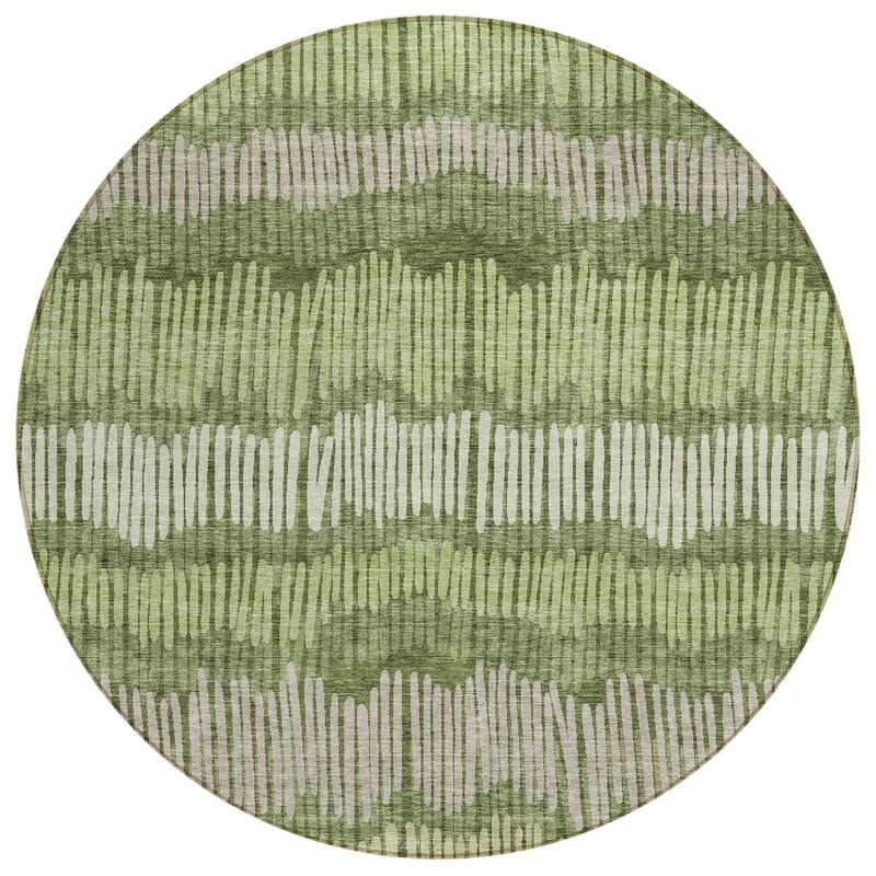 HomeRoots Striped Transitional Rectangle Outdoor Rug