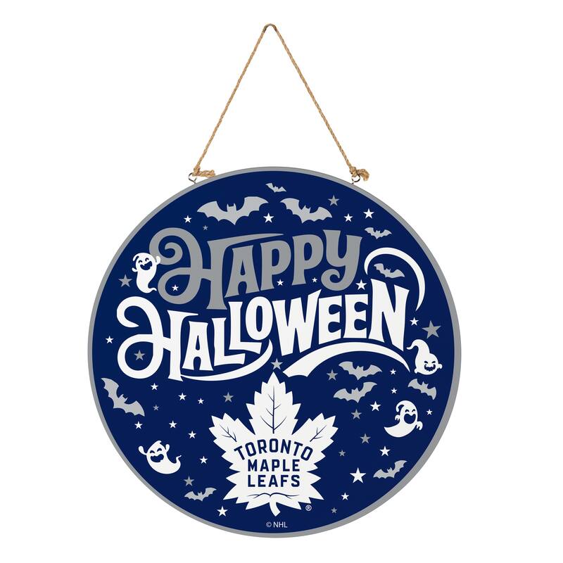 Toronto Maple Leafs 18" x 18" Halloween Door Décor Wall Sign
