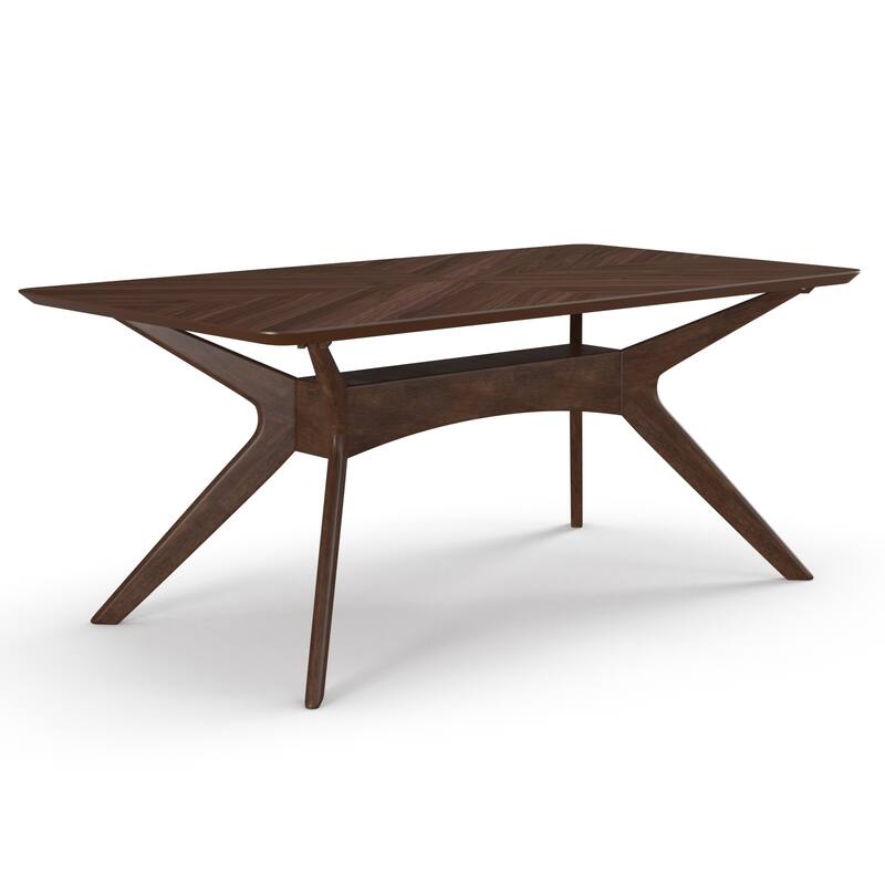 Clemen 71" Rectangular Dining Table - Walnut