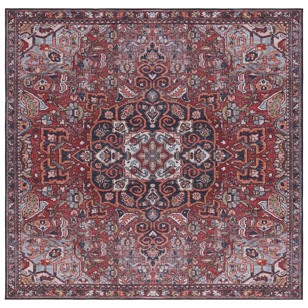 SAFAVIEH Tucson Machine Washable Slip Resistant Rachael Oriental Rug