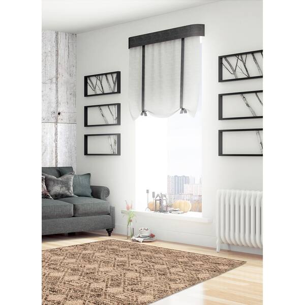 340235 Sienna Braided Brown Rug 5'3 x 7'11 eCarpet Gallery Hand-Knotted Bedroom Area Rug for Living Room 340235 Sienna Braided Brown Rug 5'3 x 7'11 eCarpet Gallery Hand-Knotted Bedroom Area Rug for Living Room