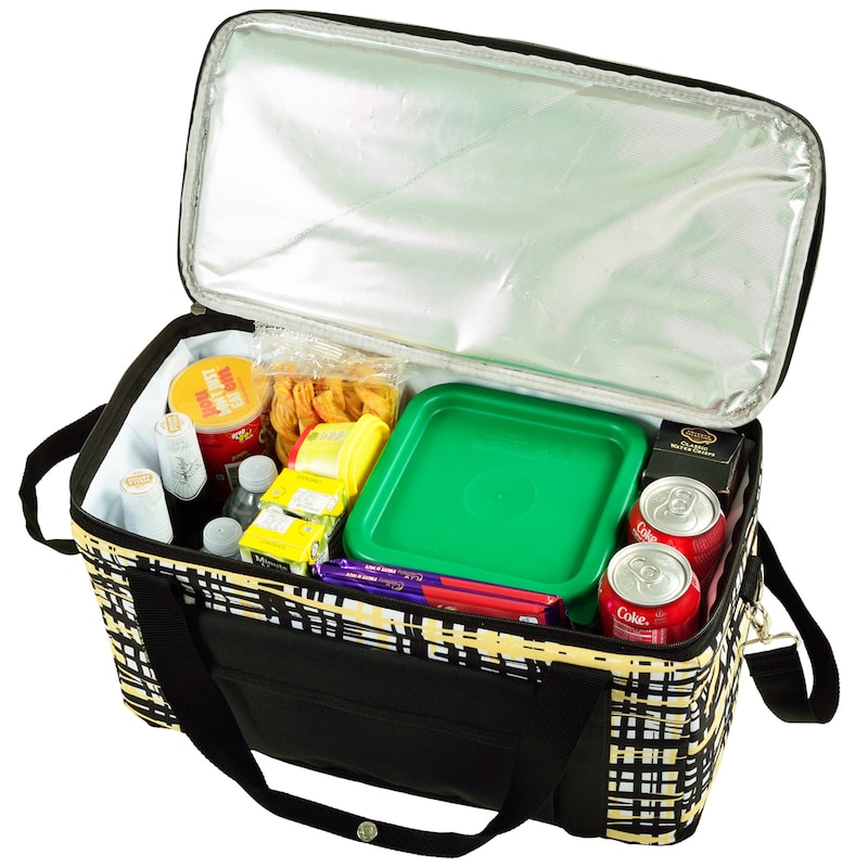 Picnic at Ascot Hybrid Semi-Rigid Folding Cooler Bag 42 Can