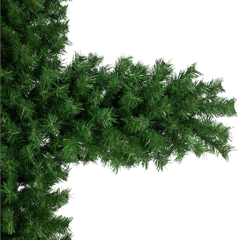 7' Artificial Pine Christmas Cross Unlit