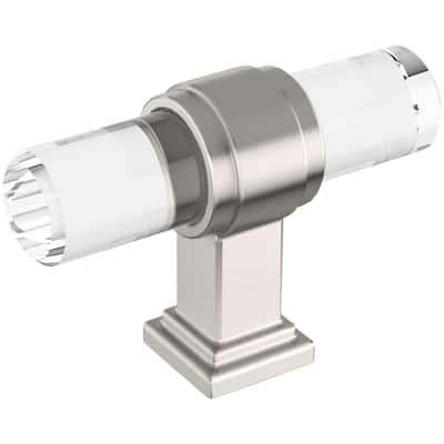 Amerock BP36977 Glacio 9/16" Bar Cabinet Knob