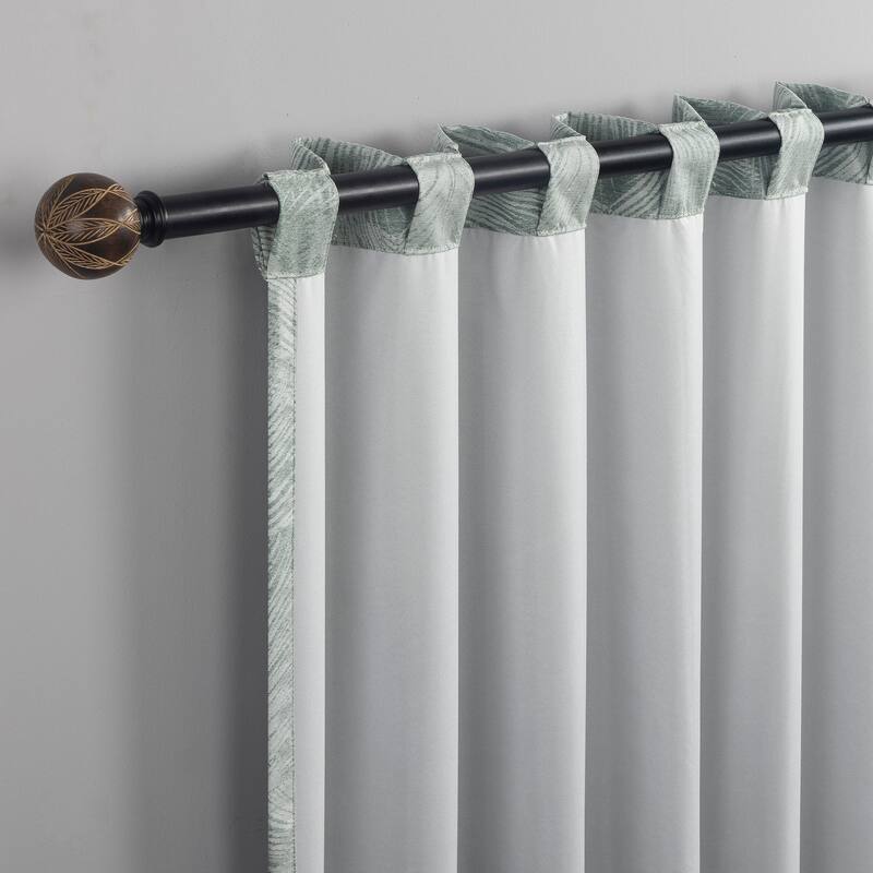 Indigo Road by Egypt Sherrod Coppa Magnetic Closure Total Blackout Back Tab 1-Piece Curtain Panel, Single Panel