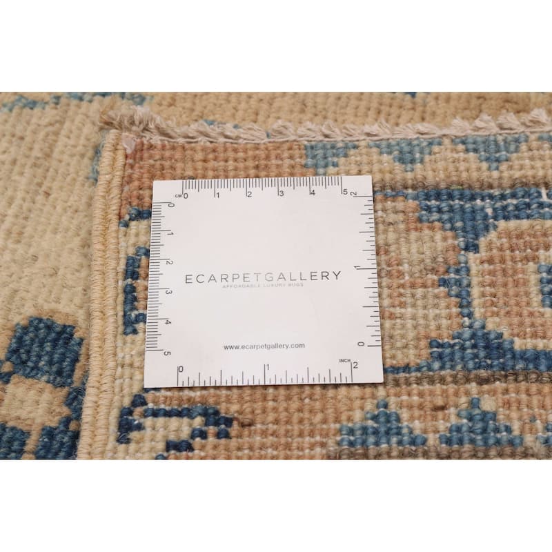 ECARPETGALLERY Hand-knotted Finest Ghazni Tan Wool Rug - 9'7 x 13'4