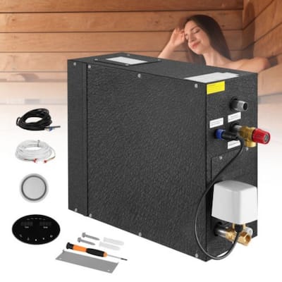 Steam Shower System with Controller and Auto Drain Kit - 19.09x7.28x14.96in