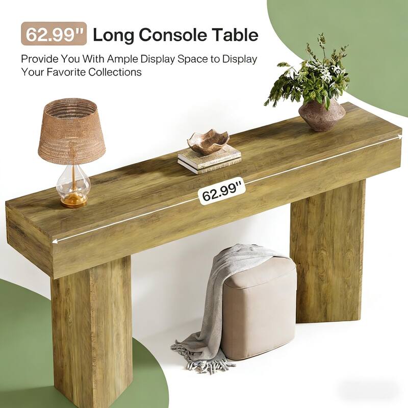 Rustic Side Table, Compact Console Table, Sofa Table