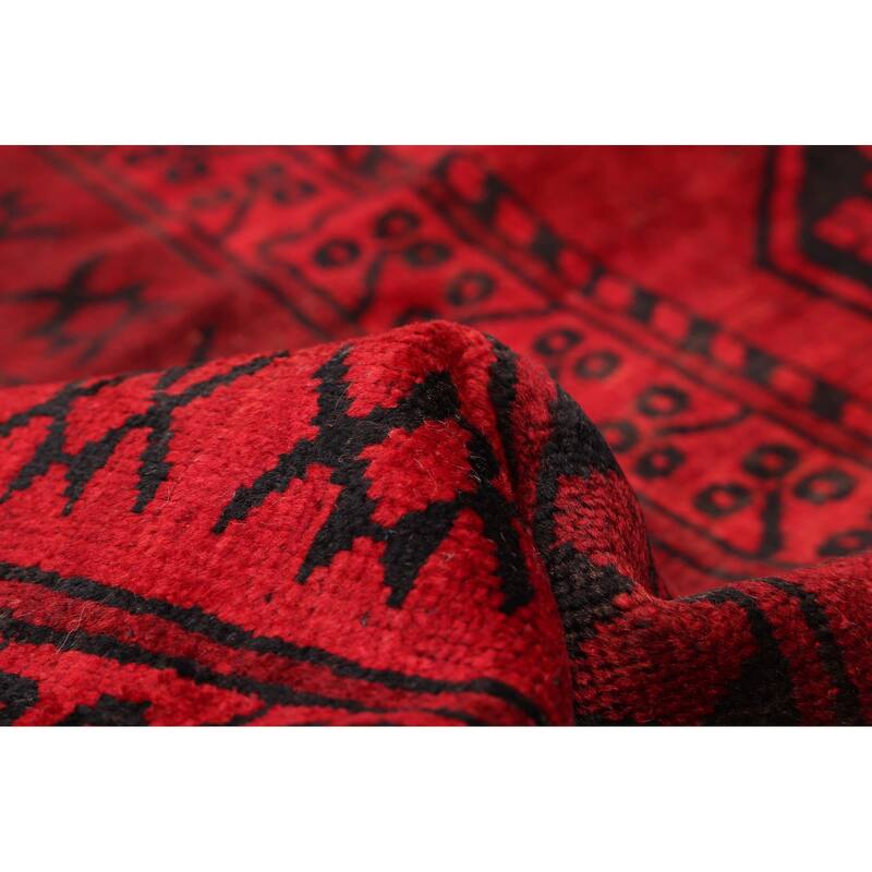 ECARPETGALLERY Hand-knotted Khal Mohammadi Red Wool Rug - 6'9 x 8'2