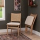 preview thumbnail 3 of 27, Linon Beulah Rattan Folding Dining Chair Natural