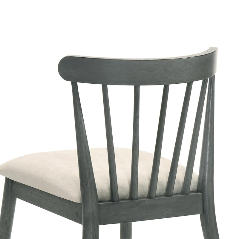 Wood Dining Chair Solid Chair Set of 2