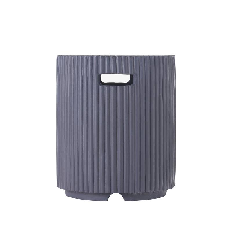 Christopher Knight Home - Lecce 17x19.9" Outdoor MgO Propane Tank Holder/Side Table for Multiple Use