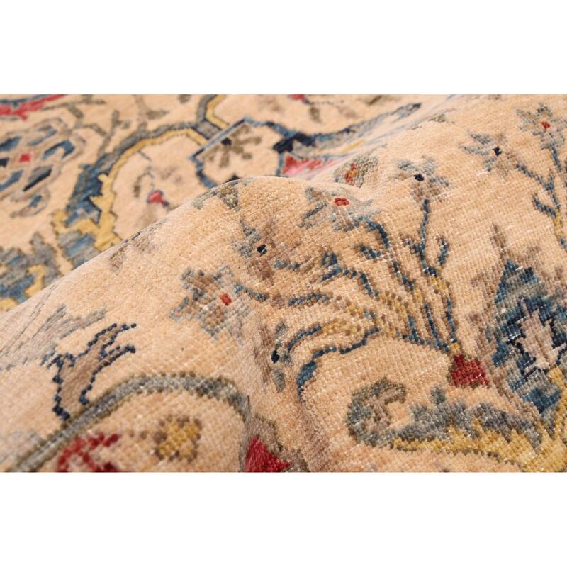 ECARPETGALLERY Hand-knotted Heritage Beige Wool Rug - 3'0 x 5'0