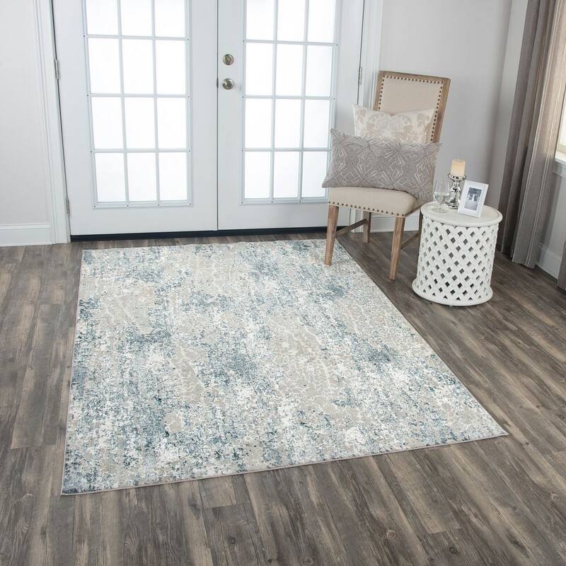 Alora Decor Glamour Power-Loomed Abstract Rug