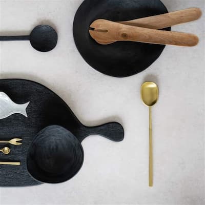 Salad Server Mango Wood Golden Oak- ST - Golden oak