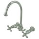preview thumbnail 1 of 7, Restoration Wall Mount Bridge Kitchen Faucet