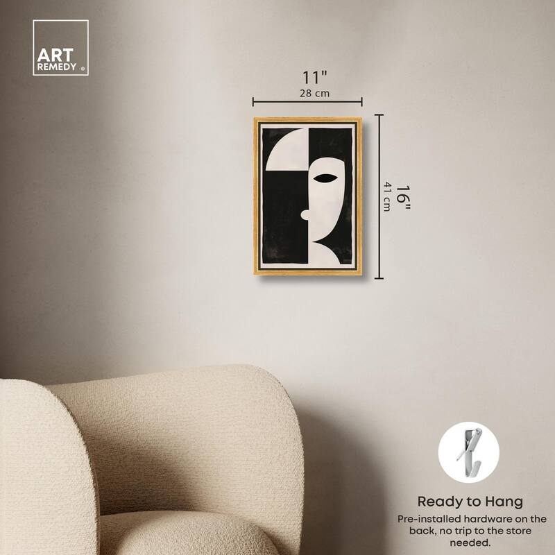 The Mask II Canvas by Art Remedy