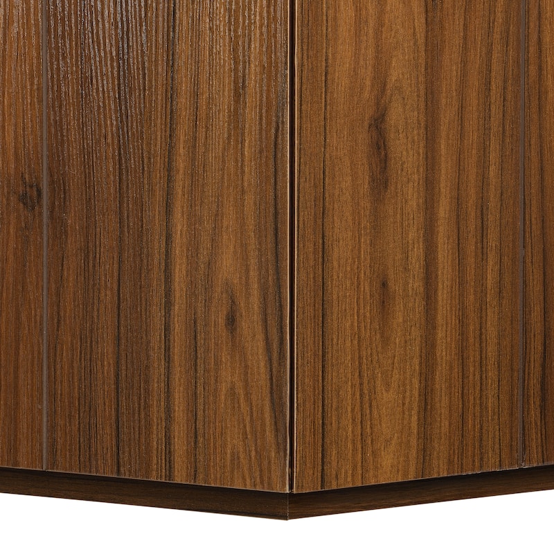 Christopher Knight Home - Quill Hexagonal MDF Coffee Table with Two Drawers and Modular Configuration