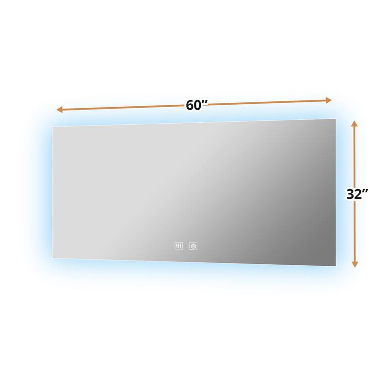 Vellum LED Bathroom Vanity Mirror - N/A