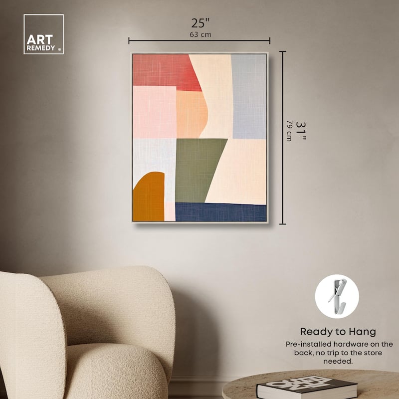 Planar Patchwork I Canvas by Art Remedy