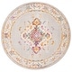 preview thumbnail 2 of 1, SAFAVIEH Handmade Casablanca Shag Tribal Grey Wool Rug - 7' Round