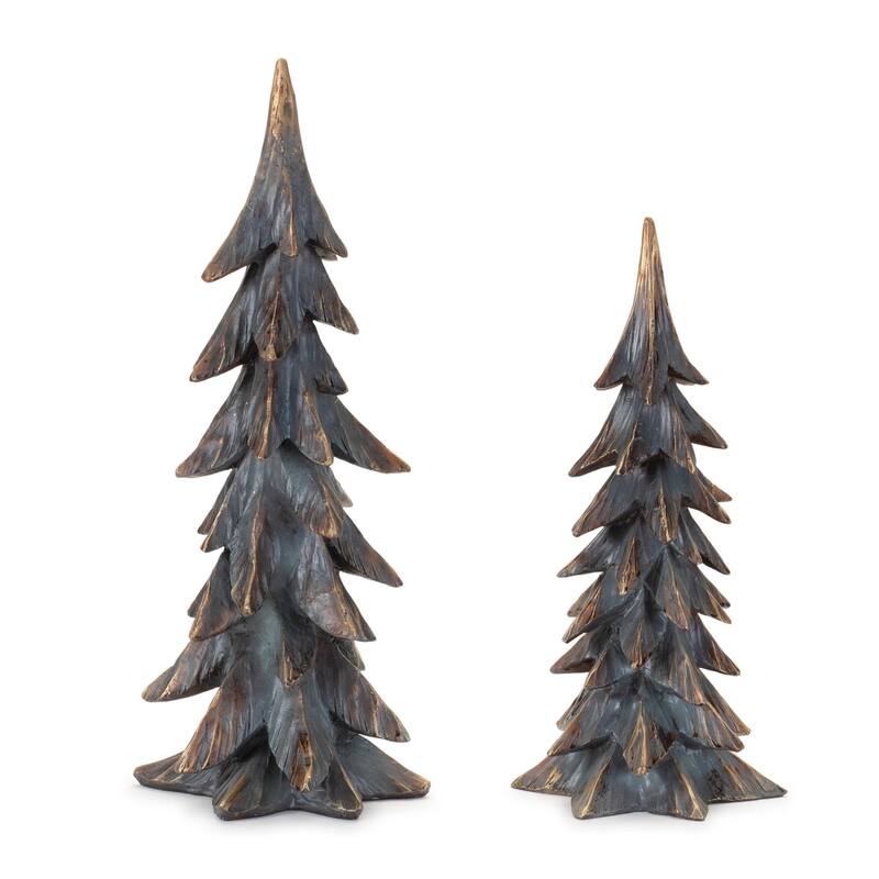 Holiday Pine Tree (Set of 2) - N/A
