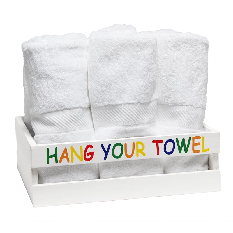 Elegant Designs Three Piece Decorative Wood Bathroom Set