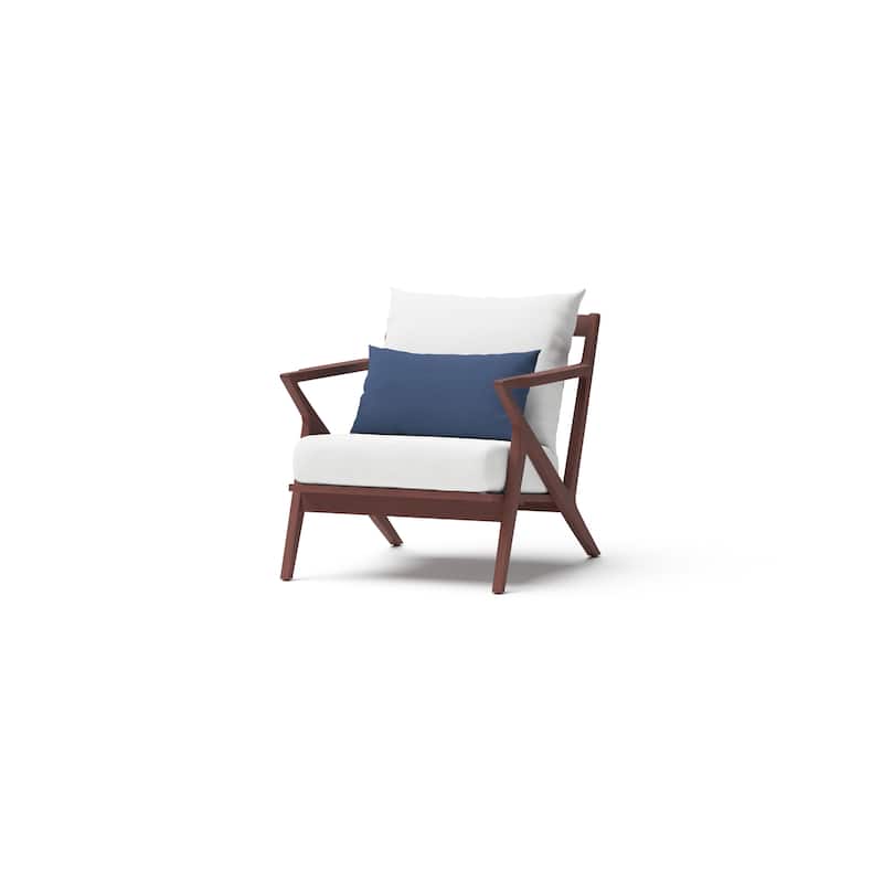 Vaughn 2 Piece Sunbrella Outdoor Patio Club Chairs