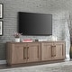 preview thumbnail 38 of 59, Tillman Rectangular TV Stand for TV's up to 75" Antiqued Gray Oak