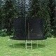 preview thumbnail 4 of 7, 12FT Trampoline with Curved Poles,Safety Net,Ladder,Double-Sided Pad