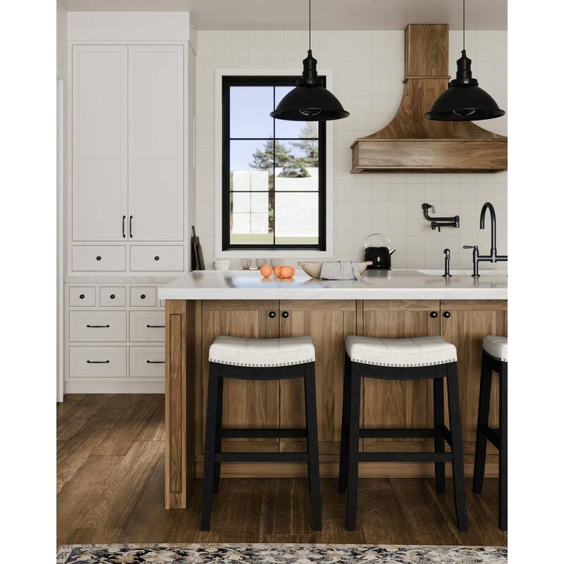 Maven Lane Sophia Saddle Kitchen Dining Stool