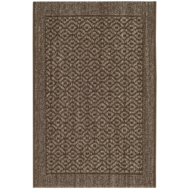 SAFAVIEH, Palm Beach Clevie Modern Sisal Rug - 2' x 3' - Silver