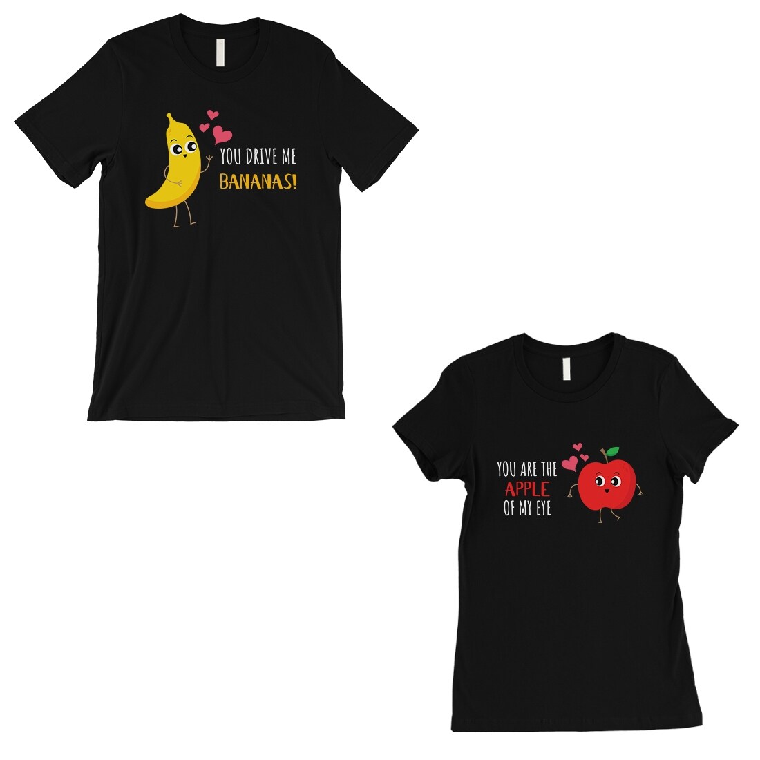Shop Drive Me Bananas Matching Couple Shirts Black Cute Couples