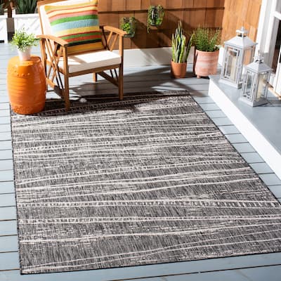 SAFAVIEH Courtyard Giuseppa Indoor/ Outdoor Waterproof Patio Backyard Rug